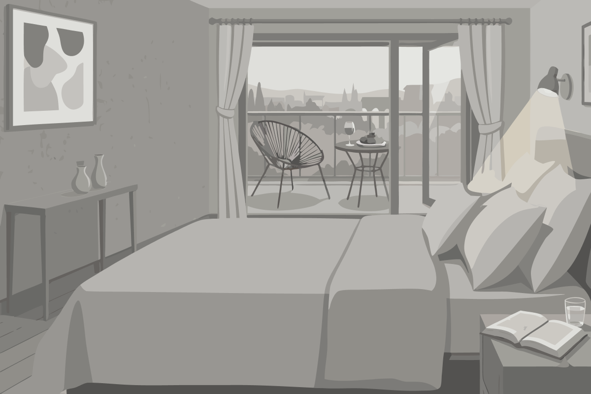 Efficiency Suite King Bed Nonsmoking